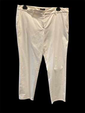 Escada Ivory Straight leg pants Size 42 BNWT